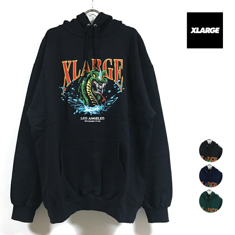 楽天市場】XLARGE エクストララージ PIGMENT DYLED PUFF LOGO PULLOVER 