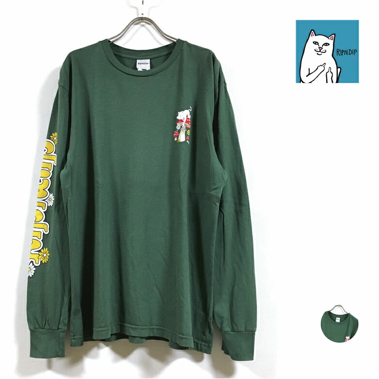 ★国内在庫/即発可*RIPNDIP*新作*PROMISED-LAND袖ロゴTシャツ★ rnd1835.jpg