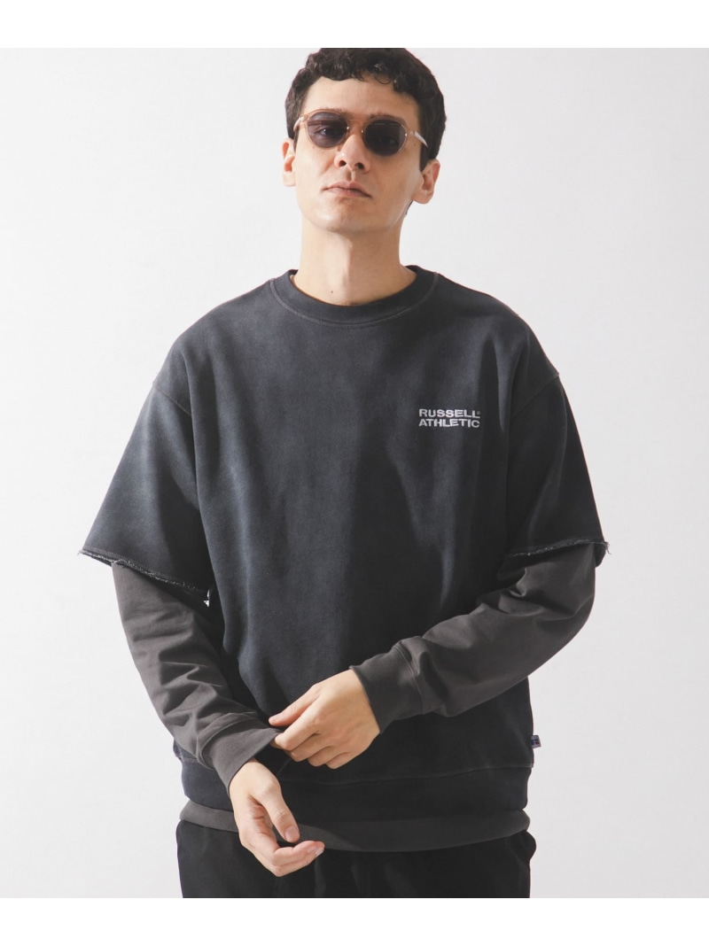 『別注』RUSSELL ATHLETIC×SonnyLabel ショートスリーブスウェットTシャツ Sonny Label サニーレーベル トップス カットソー・Tシャツ グレー ネイビー【送料無料】[ Fashion]