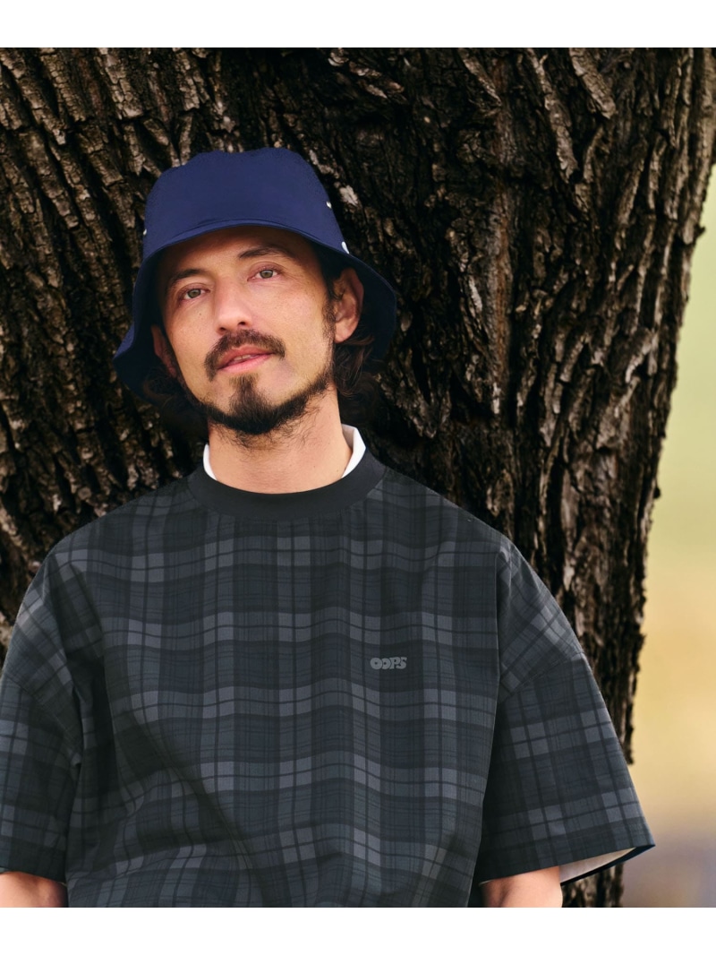 OOPS チェック柄Tシャツ Sonny Label サニーレーベル トップス シャツ・ブラウス グリーン ブルー【送料無料】[ Fashion]｜Sonny Label／サニーレーベル 8,470円