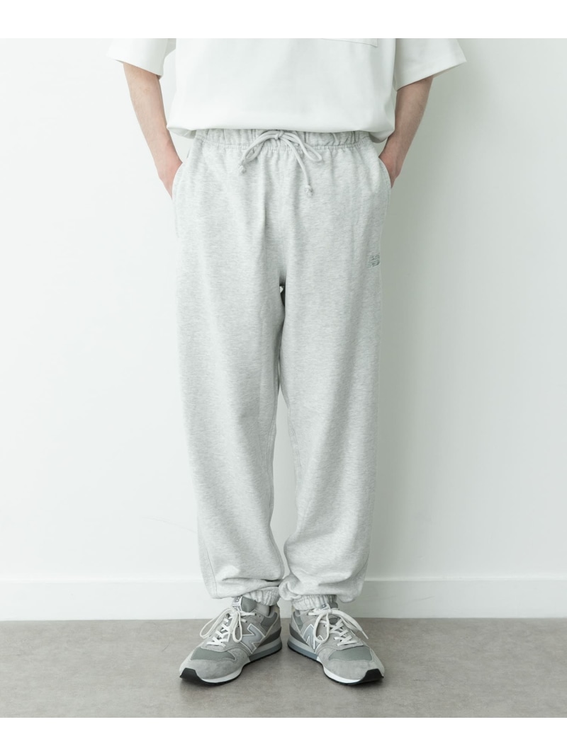 NEW BALANCE スウェットジョガーパンツ Sonny Label 小僧付け紙 ズボン下 ジャージ・スウェットパンツ 黒いこと 薄墨色【貨物輸送無料】[ Fashion] メンズファッション-ズボン・パンツ