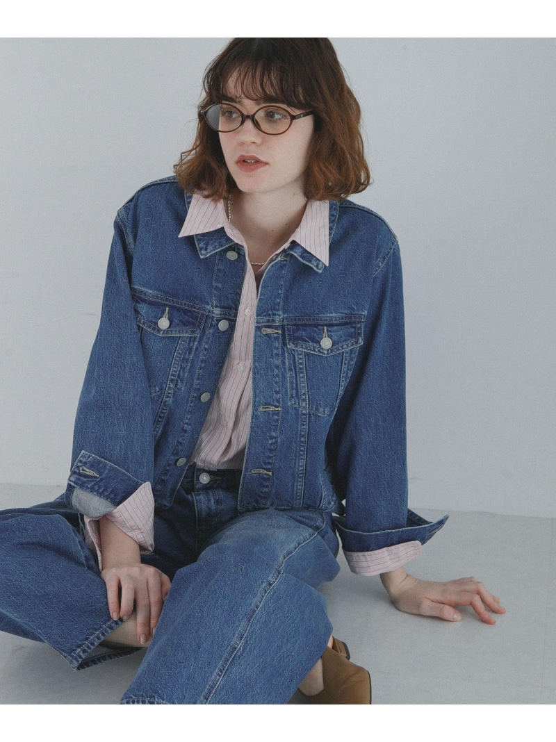 オーセンティックデニムショートジャケット Sonny Label サニーレーベル ジャケット・アウター デニムジャケット ブルー【送料無料】[ Fashion]