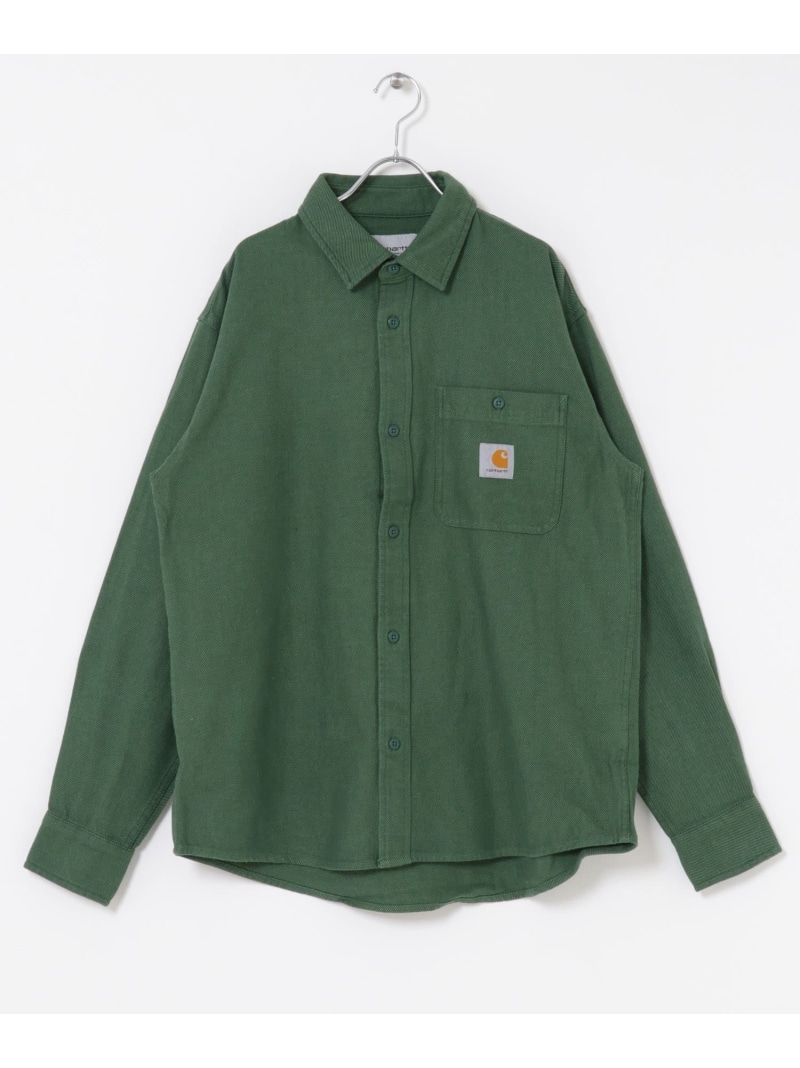 carhartt LONG-SLEEVE EDGAR SHIRTS Sonny Label サニーレーベル トップス シャツ・ブラウス ブラック【送料無料】[ Fashion]
