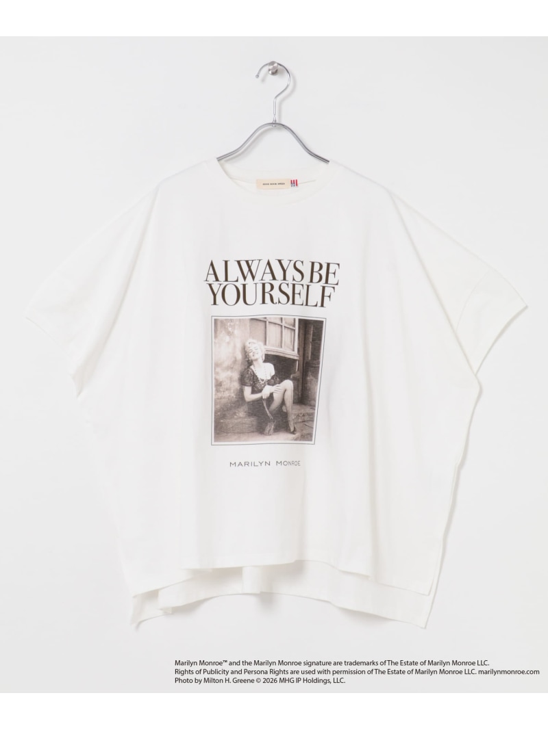 GOOD ROCK SPEED MARILYN MONROE T-SHIRTS Sonny Label 小僧付け札 トップス カットソー・プルオーバー 白いこと【貨物輸送無料】[ Fashion]