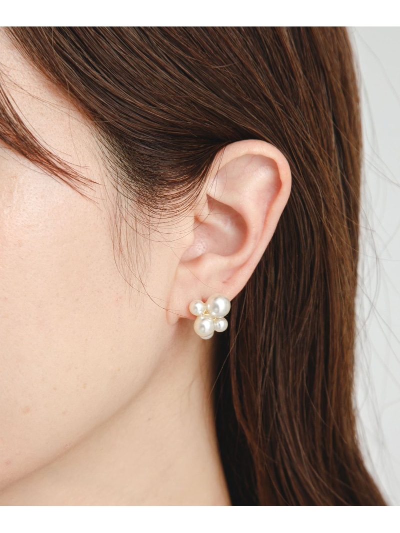 【MIHOKOSAKAI】8パールピアス MIHOKO SAKAI/ミホコサカイ フェザーパールピアス（ピアス（両耳