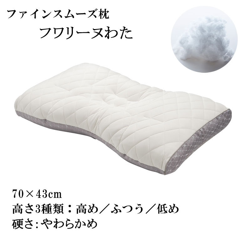 【新品未使用】teeさん専用　2ヶセット　西川枕　ファインスムース　ミニパイプ枕 西川 ベーシッククオリティ 枕 【中】 ミドル ミニパイプ