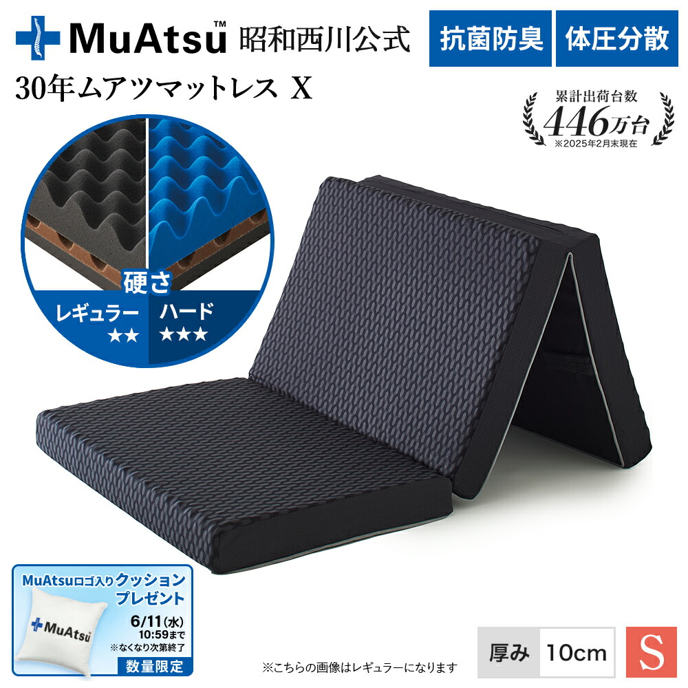 ムアツ 折りたたみマットレス スタンダード《MuAtsu》 | 西川