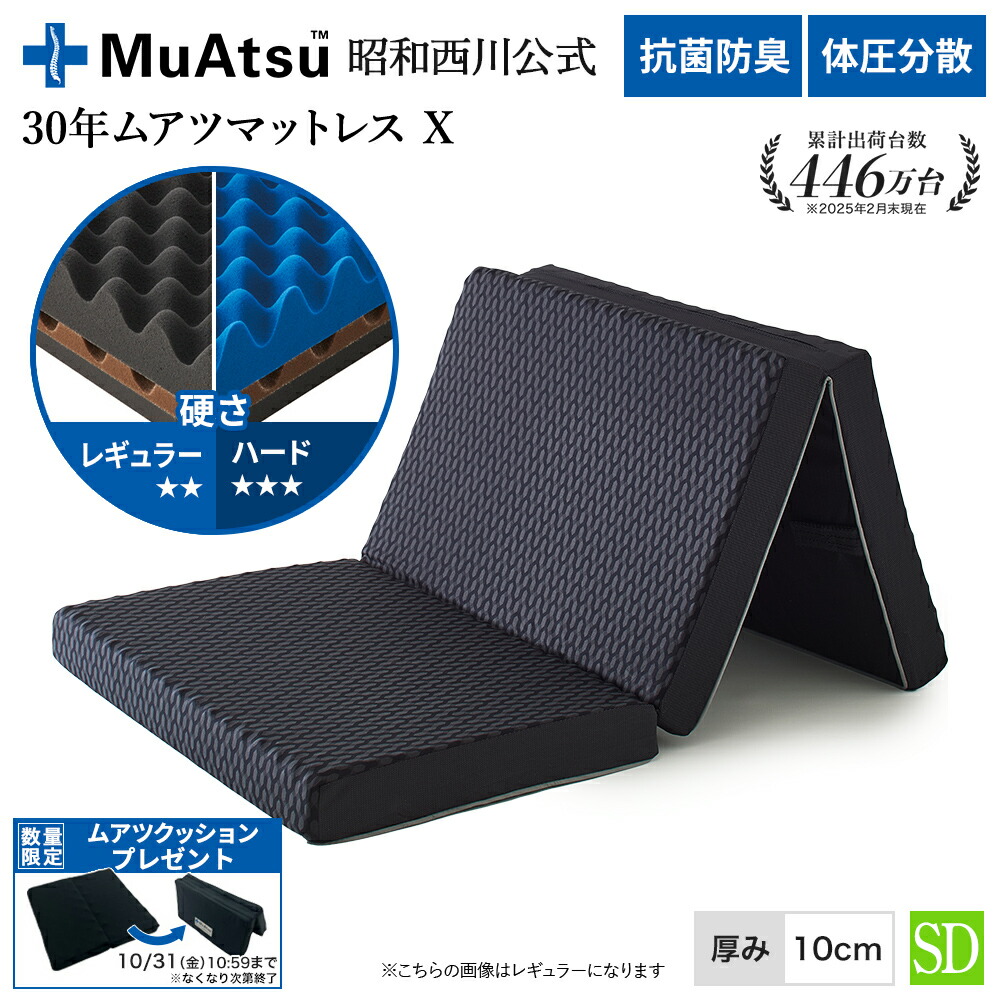 楽天市場】【10％OFFクーポン ※10/13迄】昭和西川 30年ムアツ