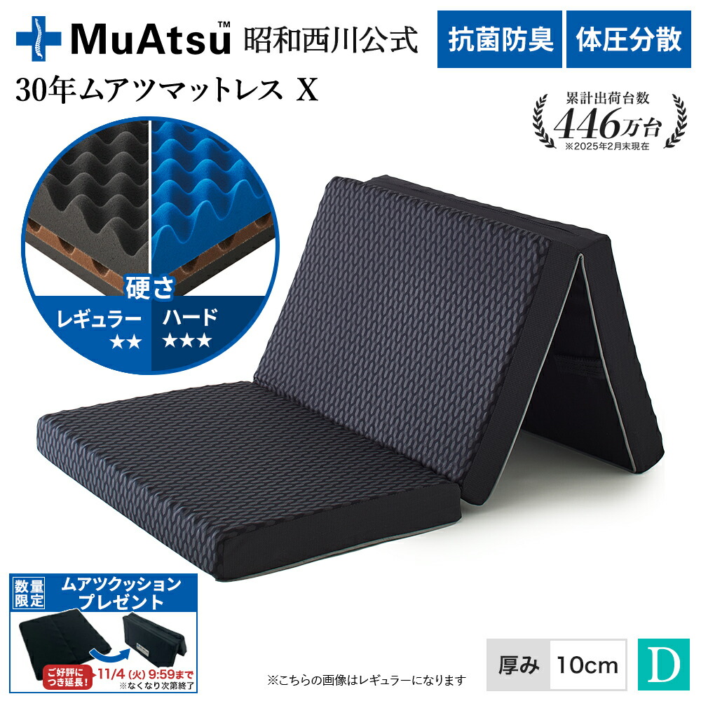 楽天市場】昭和西川 30年ムアツマットレス X シングルワイド