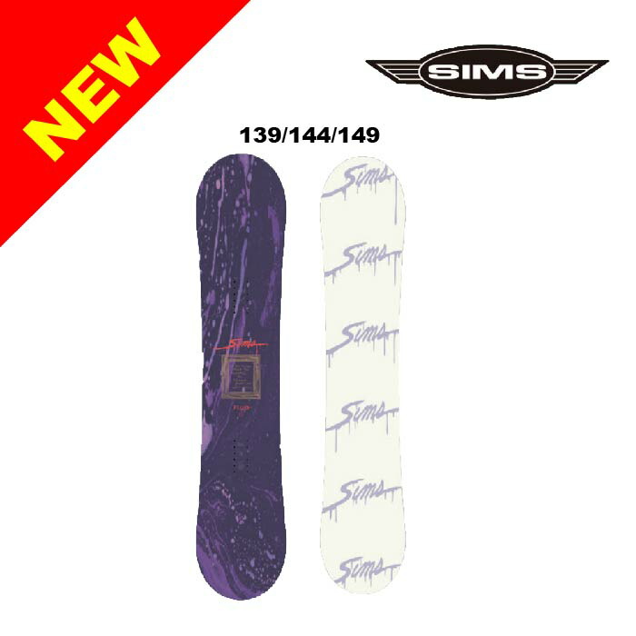 楽天市場】24-25 SIMS シムス スノーボード 板 Fluid フルイド Fluid