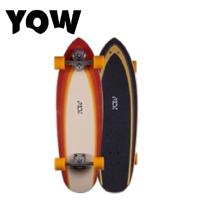 楽天市場】YOW SURF SKATE ヤウ スケートボード Pipe 32” サーフ