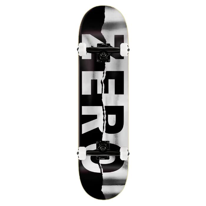8インチ ZERO ARMY RIPPED BLACK ゼロ スケートボード スケボー コンプリート デッキ