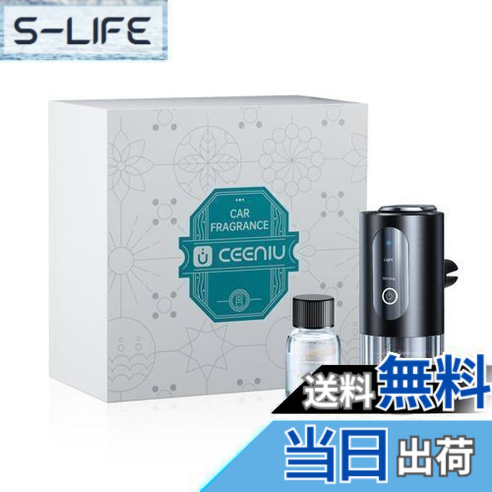 【送料無料】CEENIU【省スペースコードレス】車 アロマディフューザー 超音波霧化 静音 長持ちバッテリー エアコン 吹き出し口 自動ON/OFF 車 ギフト 消臭 芳香剤 ピュアコロン F39 Car Air Freshener