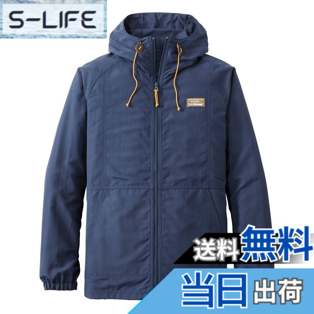 【貨物輸送無料】L.L.Bean(エルエルビーン) メンズ マウンテン・クラシック・フルジップ・ジャケット ジャパン・相応う 色：Nautical Navy、大きさ：M