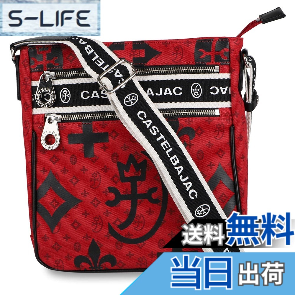 【送料無料】[カステルバジャック] ショルダー 38111 色：レッド、サイズ：**｜S-LIFE