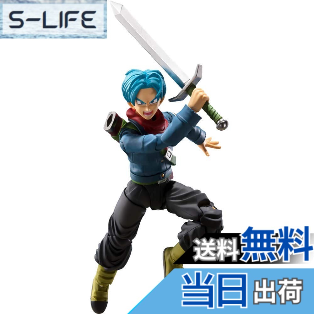 【送料無料】魂ネイションバンダイ S.H. Figuarts 未来トランクス ドラゴンボール スーパーアクションフィギュア 色：Bluefin、サイズ：ワンサイズ