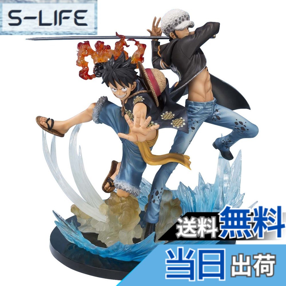 【送料無料】TAMASHII NATIONS フィギュアーツZERO モンキー・D・ルフィ&トラファルガー・ロー -5th Anniversary Edition- ABS&PVC製 塗装済み完成品フィギュア 色：黄いわるのいるか/ローのいるか (黄いわる/ロー)、サイズ：ワンサイズ｜S-LIFE