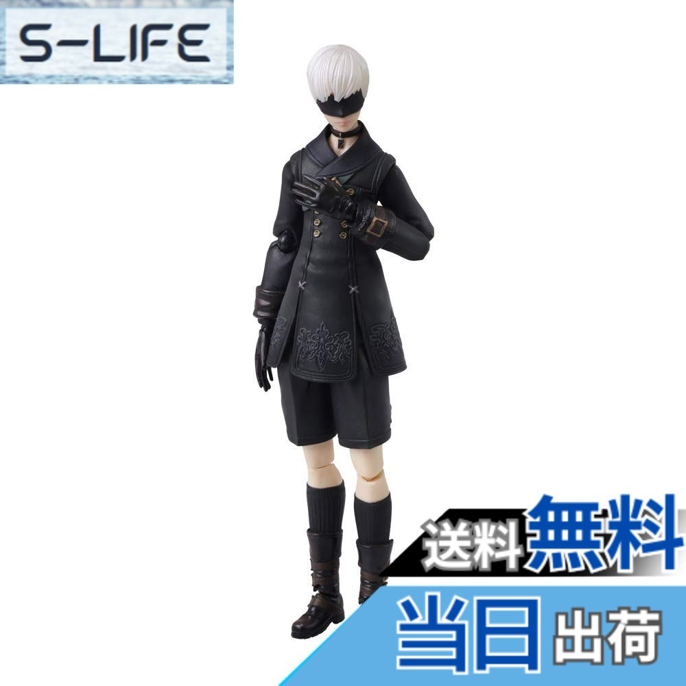 【送料無料】ニーアオートマタ ブリングアーツ ヨルハ 九号 S型 PVC製 塗装済み可動フィギュア 色：銀色と黒 (Gin-iro to Kuro)、サイズ：ワンサイズ｜S-LIFE