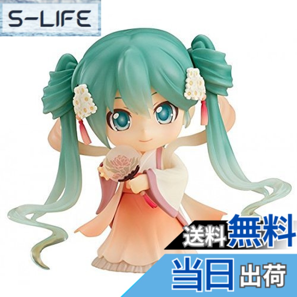 【送料無料】ねんどろいど 初音ミク 中秋明月Ver. ノンスケール 約100mm ABS & PVC製 塗装済み 可動フィギュア 色：ライトブルーとホワイト｜S-LIFE