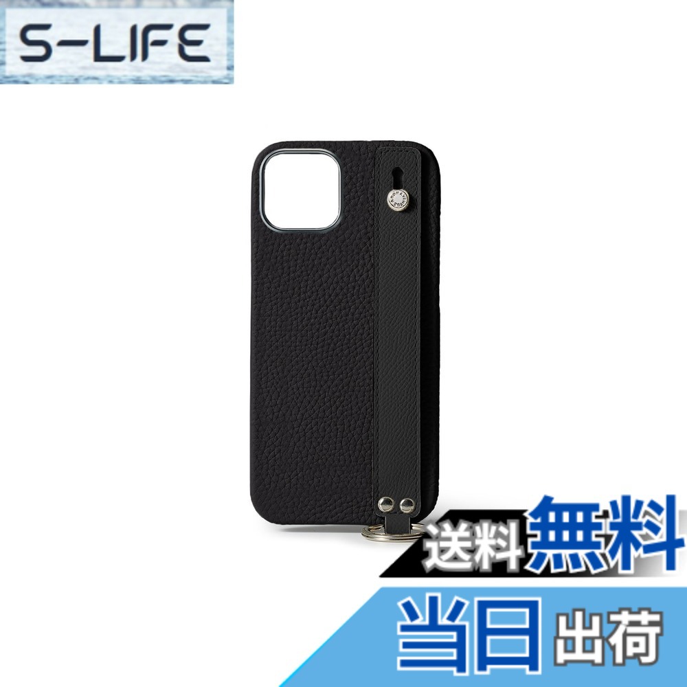 【貨物輸送無料】【BONAVENTURA】手持ち部分付き添い人 バックカバーケース シュリンクレザー 色：黒いこと、大きさ：iPhone 15