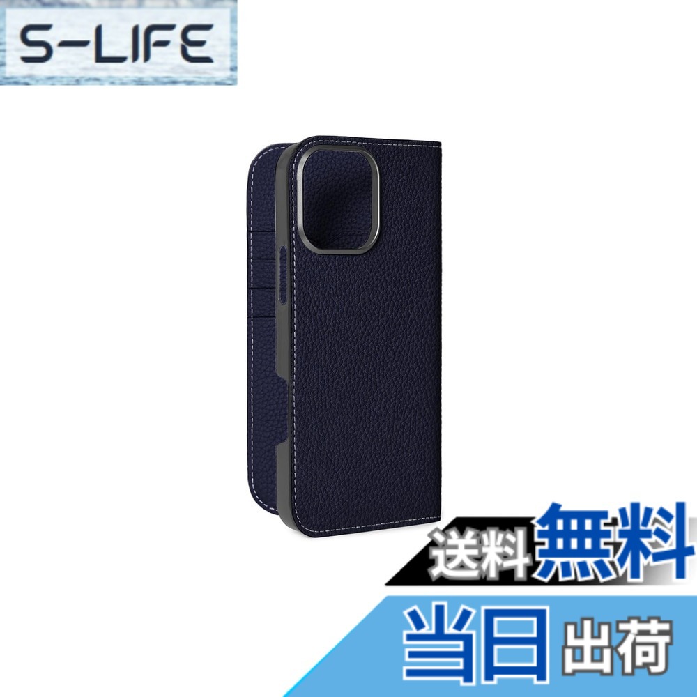 【貨物輸送無料】【BONAVENTURA】当用日記入れもの シュリンクレザー iPhone16ProMax BODT16PM 色：米国海軍、大きさ：iPhone 16 Pro Max