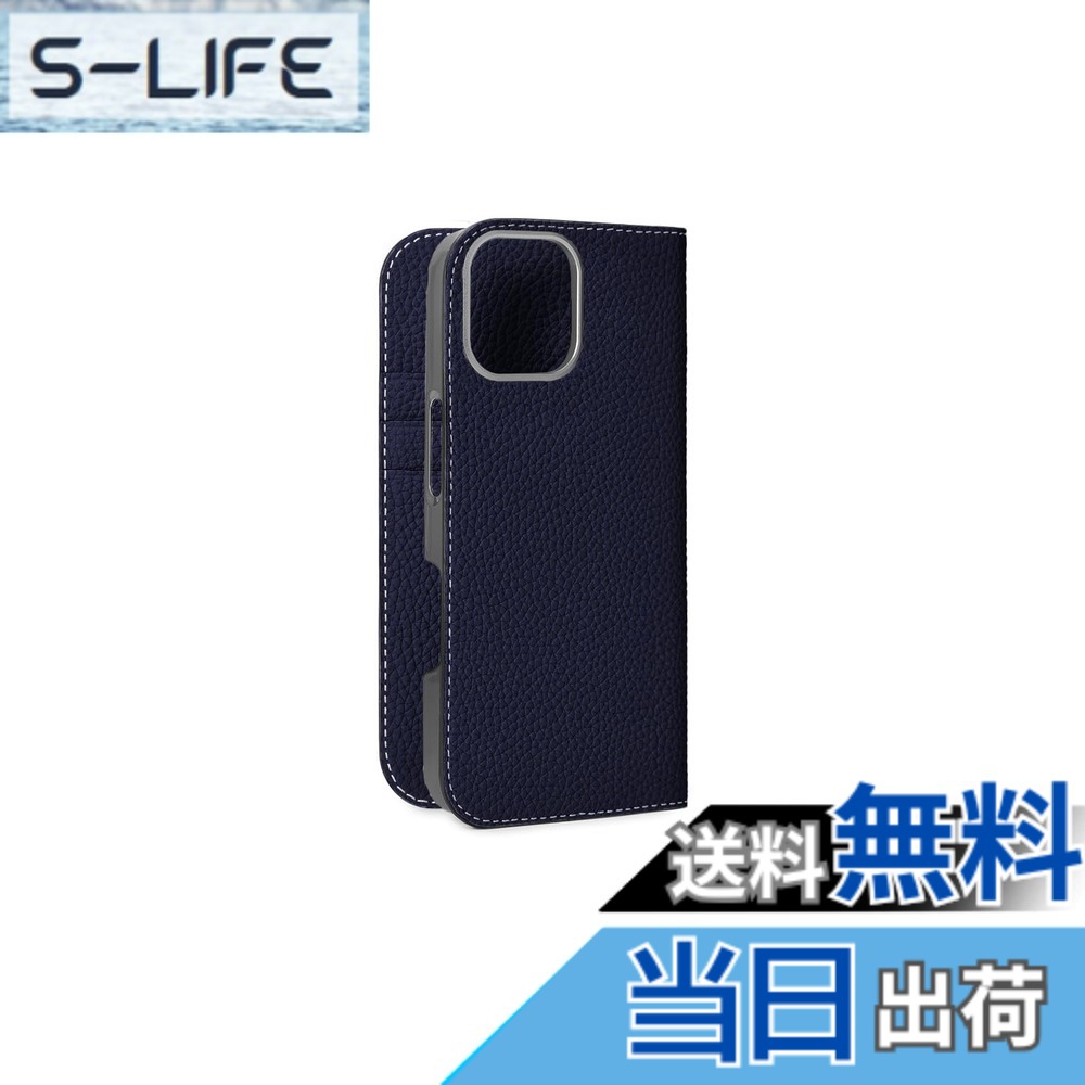 【貨物輸送無料】【BONAVENTURA】当用日記入れもの シュリンクレザー iPhone16Pro BODT16P 色：米国海軍、大きさ：iPhone 16 Pro
