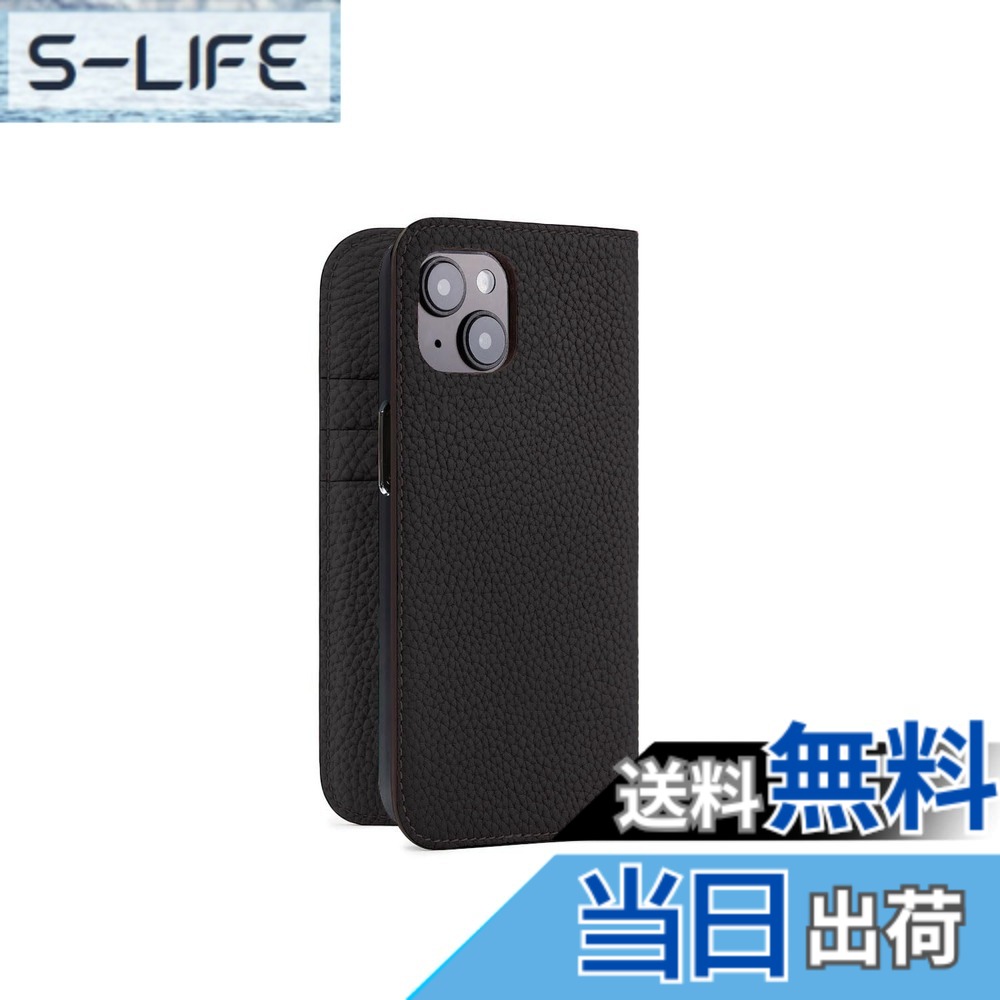【貨物輸送無料】【BONAVENTURA】(for iPhone15) 当用日記入れもの シュリンクレザー [黒いこと]イタリアンなめし革 本革 差し上げ物 差し上げ物 BODTR15-BK 色：黒いこと.、大きさ：iPhone 15