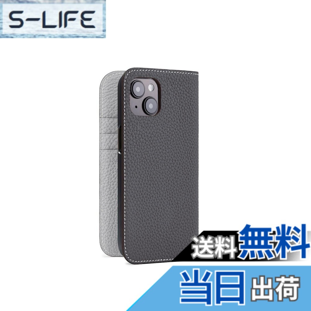 【貨物輸送無料】BONAVENTURA ボナベンチュラ 当用日記入れもの iPhone15 BODT15 色：濃灰色 x トゥルーグレー.、大きさ：iPhone 15