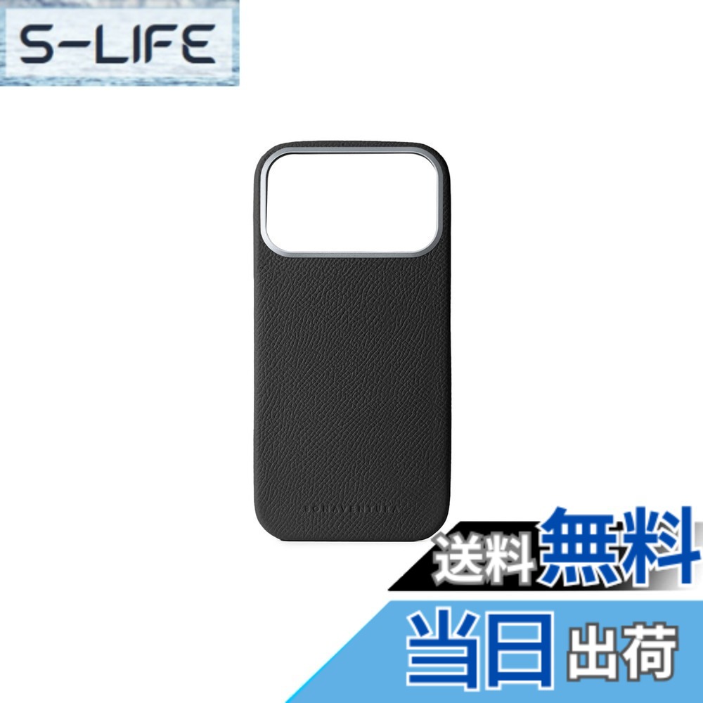 【送料無料】【BONAVENTURA】バックカバーケース ノービレレザー for iPhone17 Pro Max BBCN17PM 色：ブラック、サイズ：iPhone 17 Pro Max