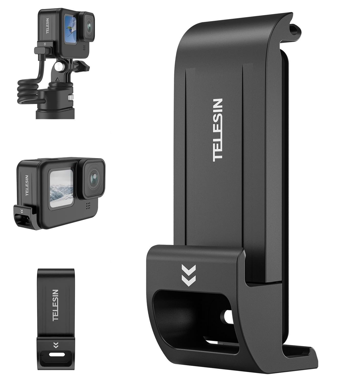 楽天市場】【送料無料】TELESIN Gopro Hero 13 12 11 10 9 用