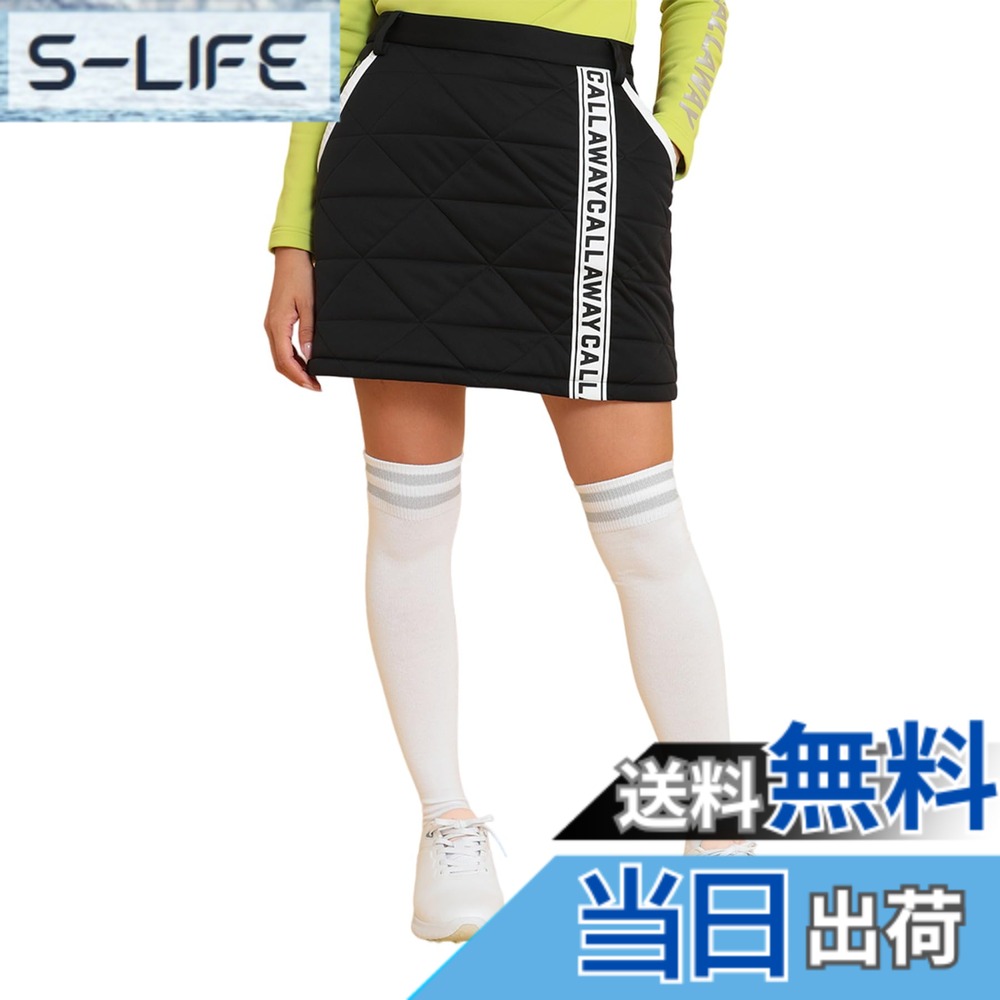 【貨物輸送無料】[キャロウェイ] レディース スコート (はやりっ子伸ばすこと:撥水溶性・透湿性・防風性) / ゴルフ / C24228209 1010_黒いこと L