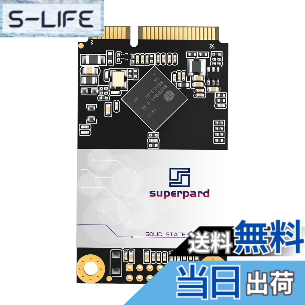 【送料無料】Superpard mSATA SSD 2TB 内蔵型 SATA3 6Gb/s 3D NAND ソリッドステートドライブ ノートパソコン/デスクトップパソコン適用｜S-LIFE