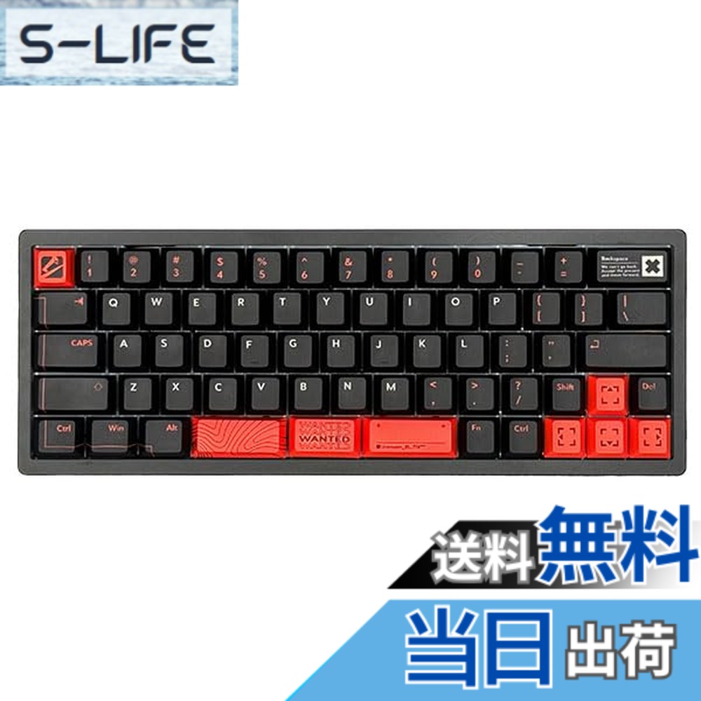 【送料無料】Rabbit HM66 Aegis 60% 英語配列 有線 ラピッドトリガー対応 アルミフレーム採用 磁気スイッチ ゲーミングキーボード SOCD搭載 8000Hz ポーリングレート LEDライト 3分割スペースキー|S-LIFE