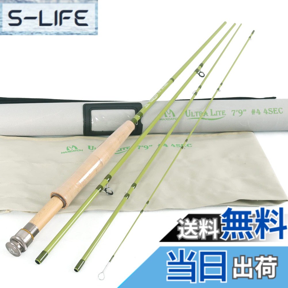 【貨物輸送無料】M MAXIMUMCATCH Maxcatch Ultra-lite 牟礼渓流用飛球極点 1/2/3加重値 炭素極点 フライフィッシング利得に腹積もりされた (4wt 7\u00279\" 4天下太平)"