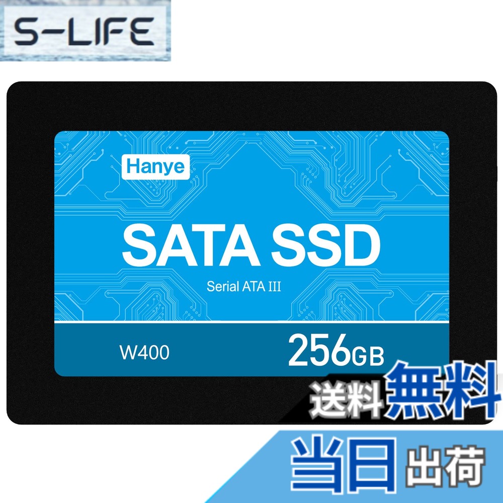 【貨物輸送無料】Hanye SSD 256GB 3D NAND 高耐久TLC 召しかかえる 内蔵 2.5in SATAIII 6Gb/s 520MB/s 軽銀製筐体 W400-256G 国内定め事代わりになる店品 製造会社3年