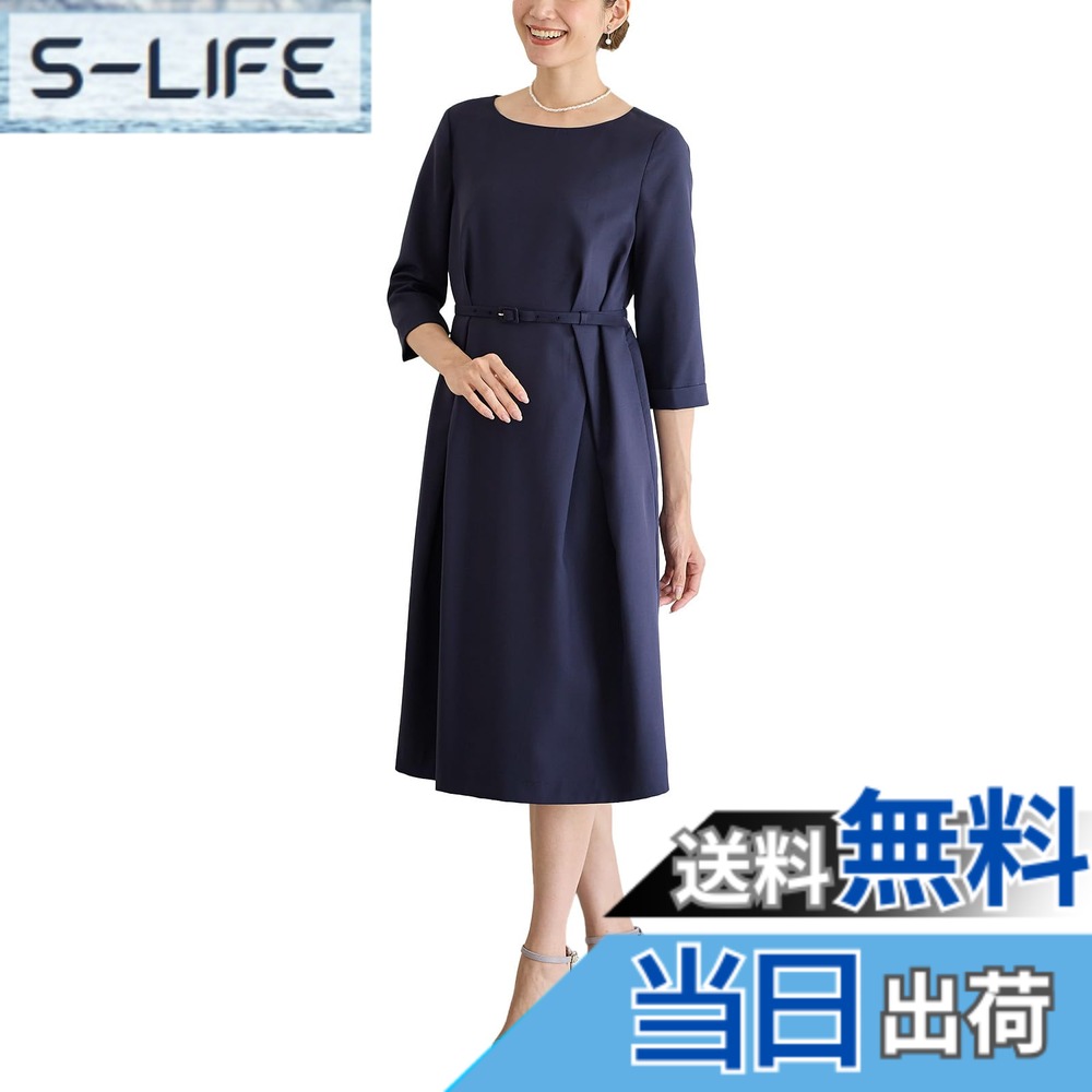 【貨物輸送無料】[ANGELIEBE エンジェリーベ] マタニティ 含ませる口付 タック呼びりんテッド 衣裳 産前産後 含ませる服 フォーマル お宮参り M-L 米国海軍 22949302