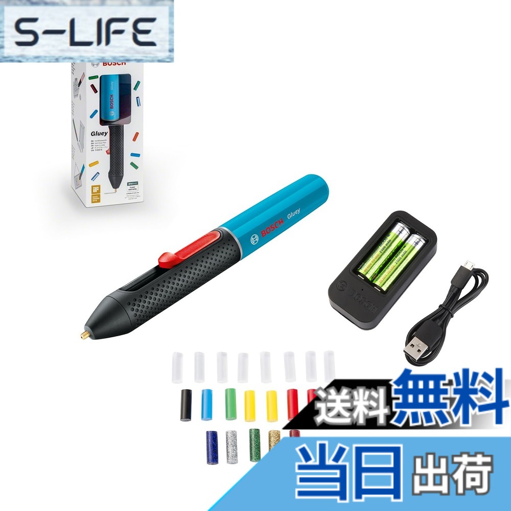 【貨物輸送無料】ボッシュ(BOSCH) コードレスグルーペン 『グルーイ』(ラグーンブルー) 06032A2104