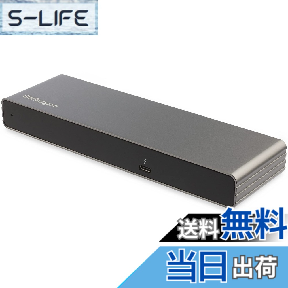 【貨物輸送無料】StarTech.com 縛ステイション Thunderbolt 3 4K60サイクル 2画面 85W PD 2界面USBこしき GbE 結核症3DK2DHV