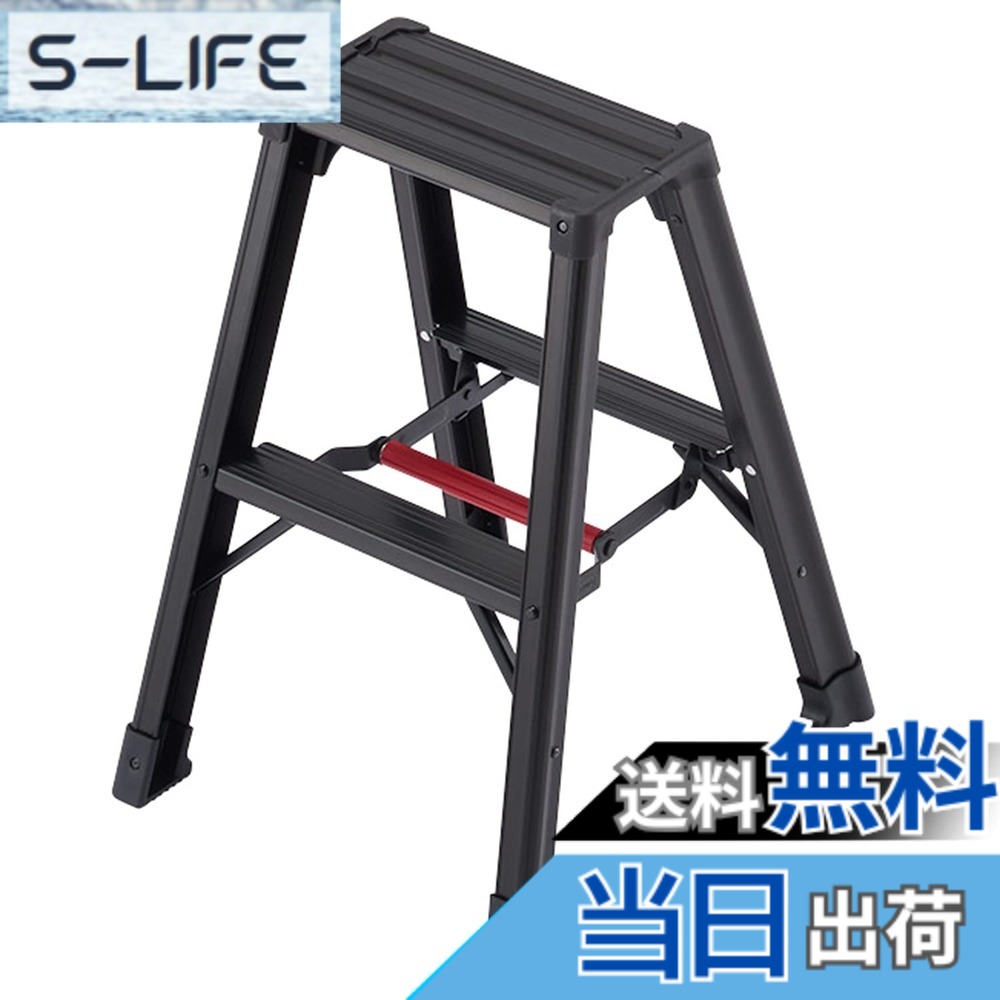【送料無料】長谷川工業(Hasegawa) 専用脚立 脚軽 BLACK 2段 RZB-06b (0.60m) (17760)