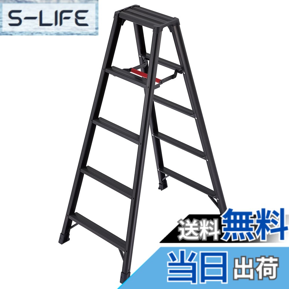 【送料無料】長谷川工業(Hasegawa) 専用脚立 脚軽 BLACK 5段 RZB-15b (1.39m) (17763)