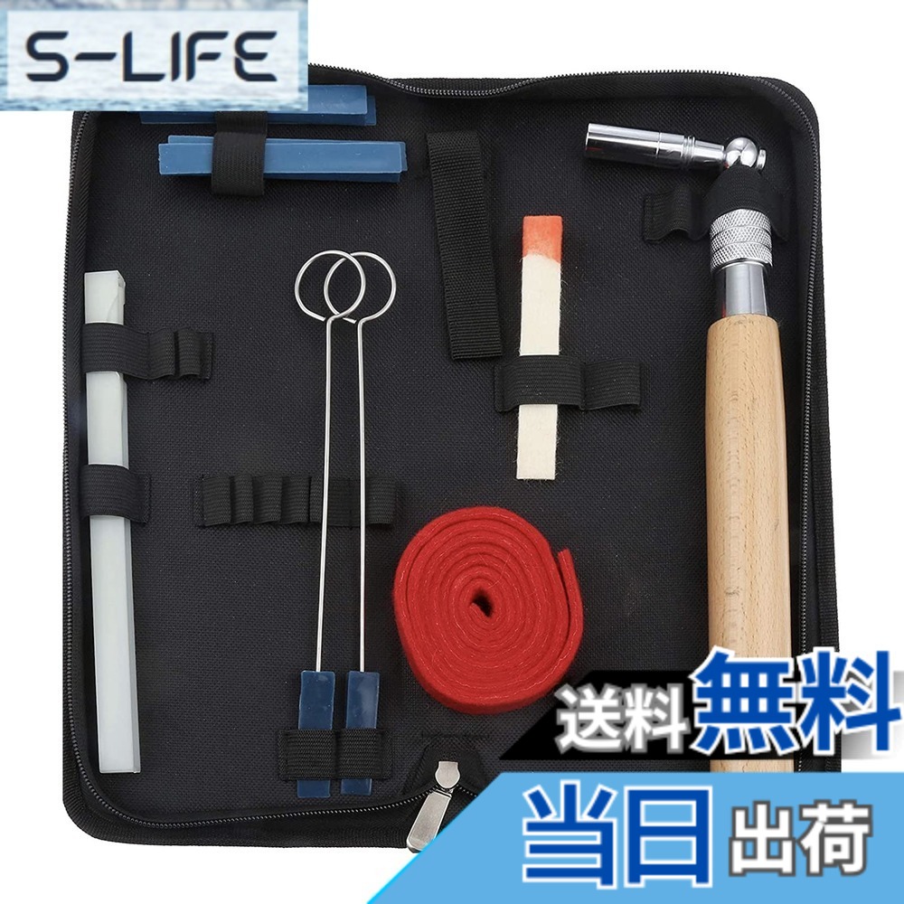 【送料無料】Dreld ピアノ調律工具キット、11点セット、プロフェッショナルピアノ専用メンテナンスツール、チューニングミュート、調律ハンマーレンチなど調律キットが含む、収納ケース付き