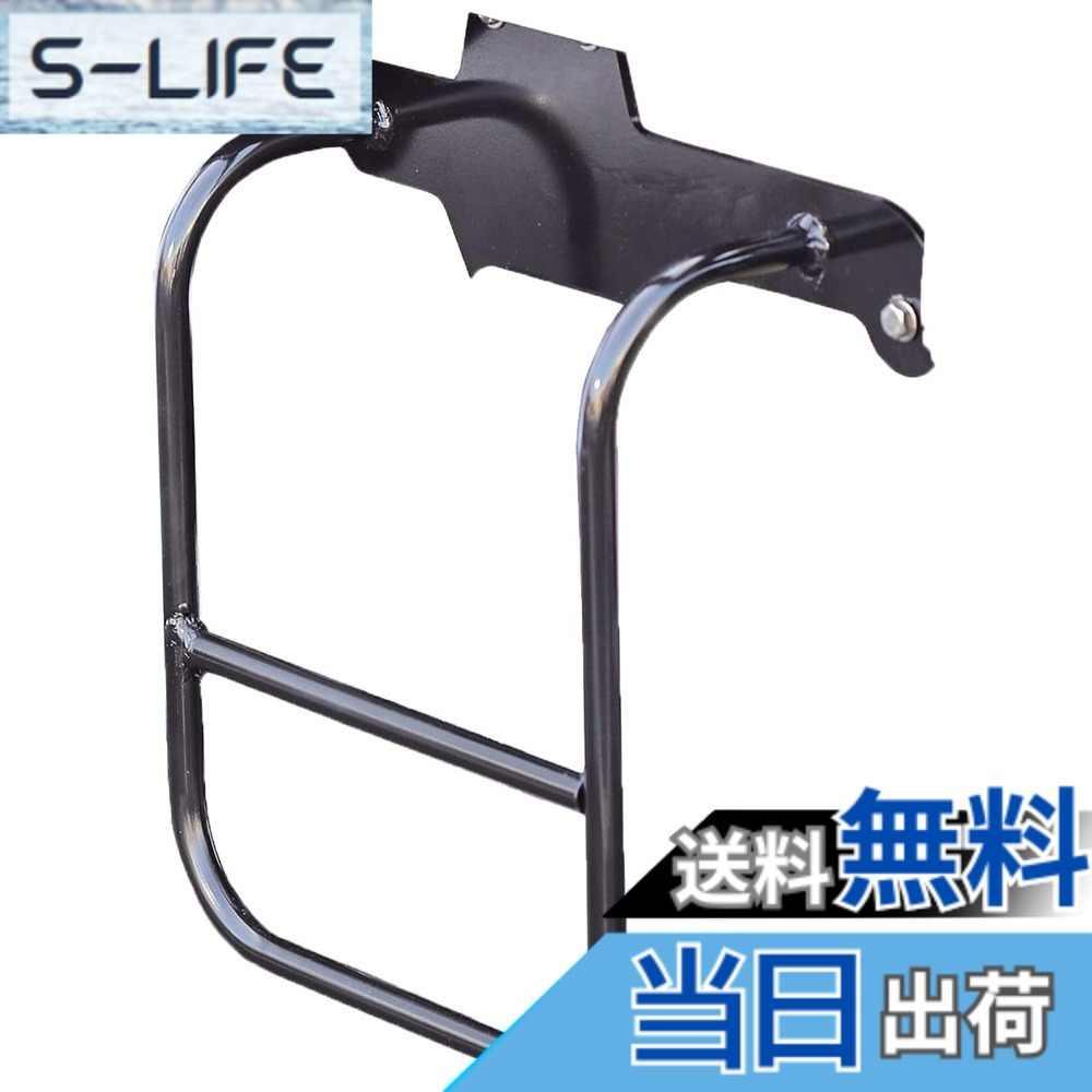 【送料無料】キジマ(Kijima) ハンターカブ CT125 ('20-/JA55/JA65) バイクパーツ サイドバッグサポート スチール製 左側用 ブラック 210-4764