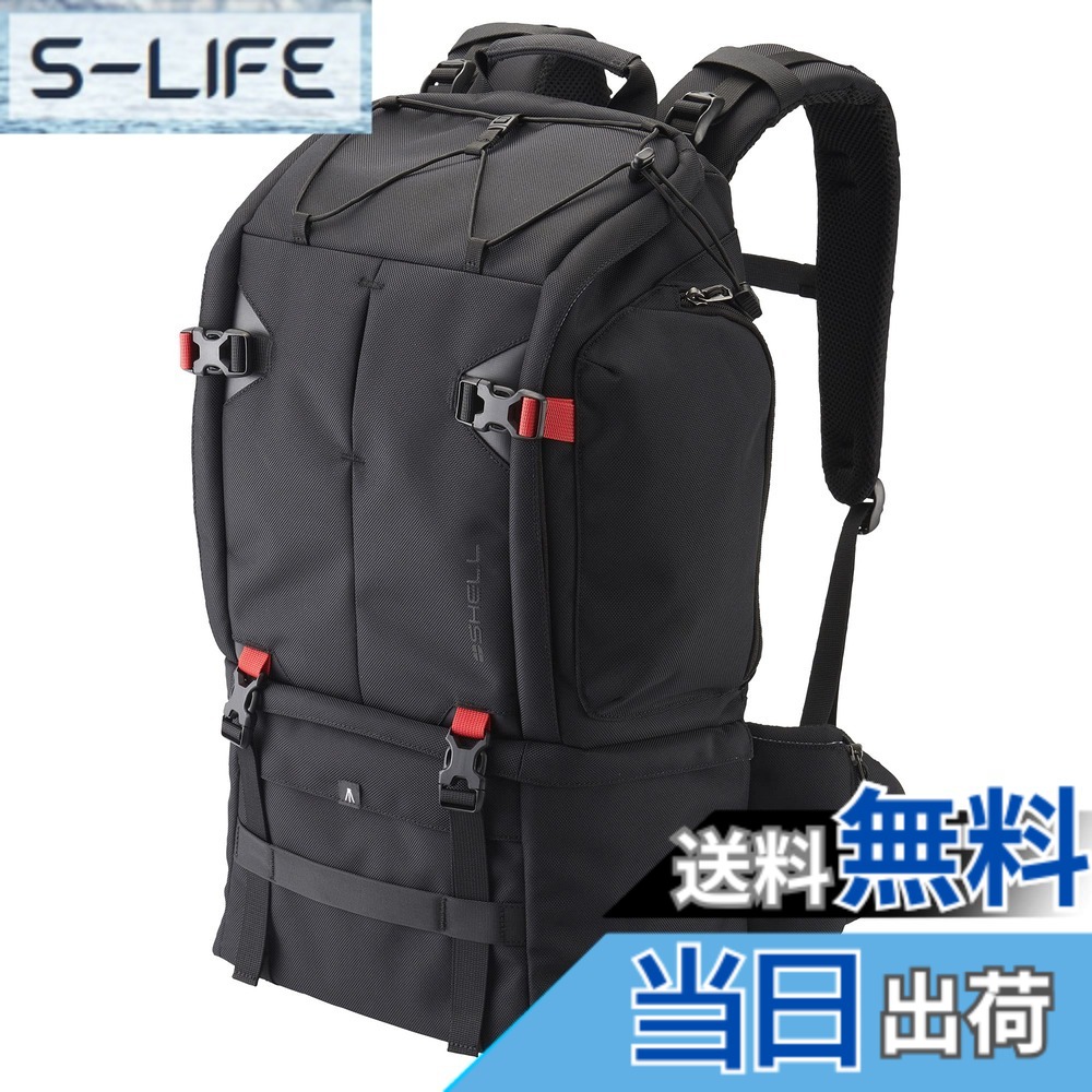 【貨物輸送無料】ハクバ HAKUBA 写真器御徒面子 足し加える堅甲 トレック 03 うしろ側風呂敷き包み L 黒いこと 望遠水晶体を据えつけるした往々にして納める能力のある 写真器背嚢 SP-TR03BPLBK 4977187207873
