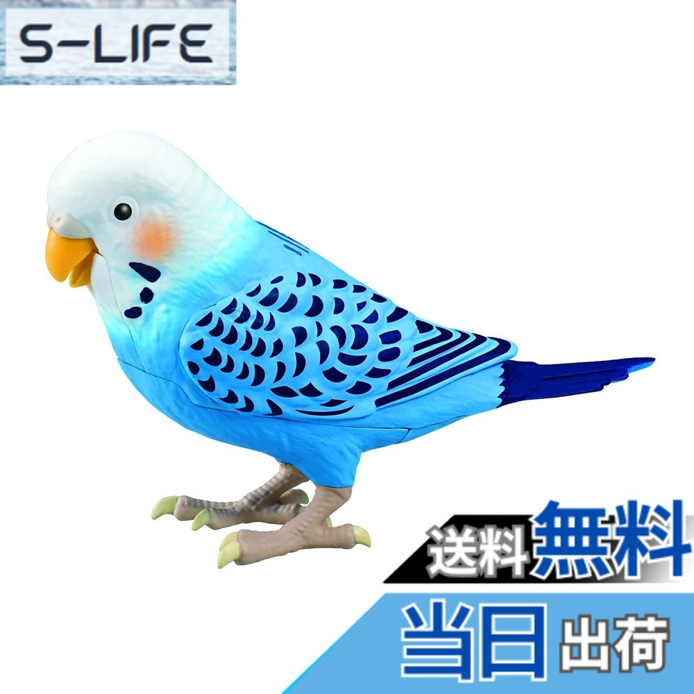 【送料無料】タカラトミー TAKARATOMY 毎日おしゃべり 天才インコちゃん 青 ブルー 対象年齢:6歳 脳トレ ヒーリングパートナー おしゃべり1100通り以上 お歌10曲｜S-LIFE