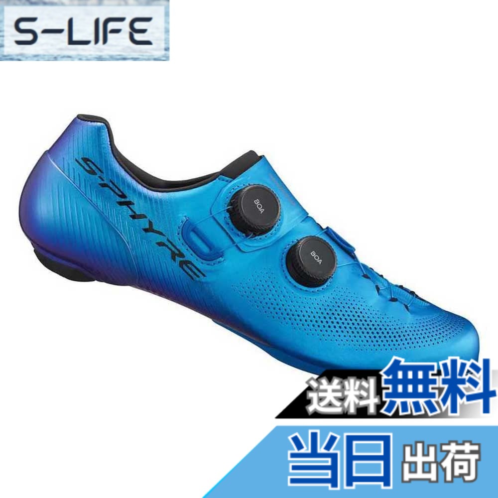 【貨物輸送無料】[シマノ] サイクリングシューズ SH-RC903 S-PHYRE 青色39.0(24.5糎) SPD-SL