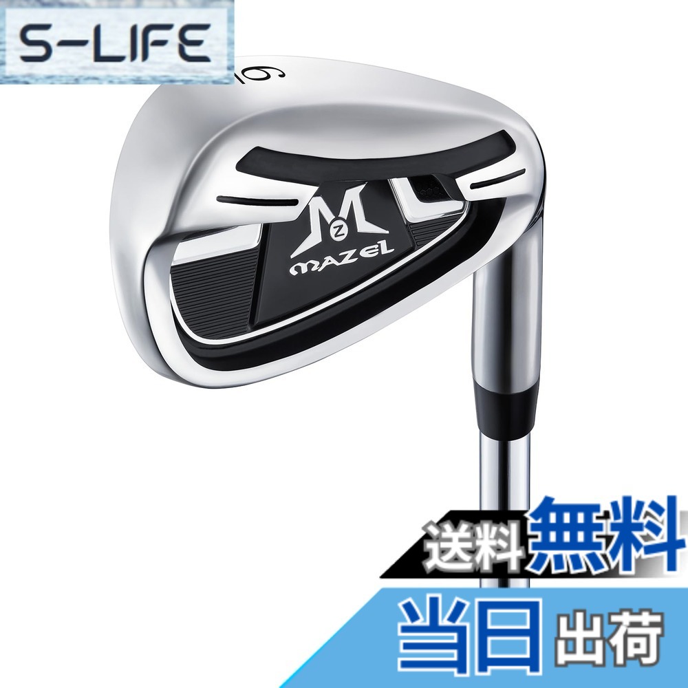 【貨物輸送無料】MAZEL (マゼル) ゴルフ 野球クラブ アイアン スチール写真矢がら 単品(番手:4,5,6,7,8,9,PW,SW) メンズ 右用 御徒面子なし・野球クラブのみ (フレックス:S, 単品 番手:6)