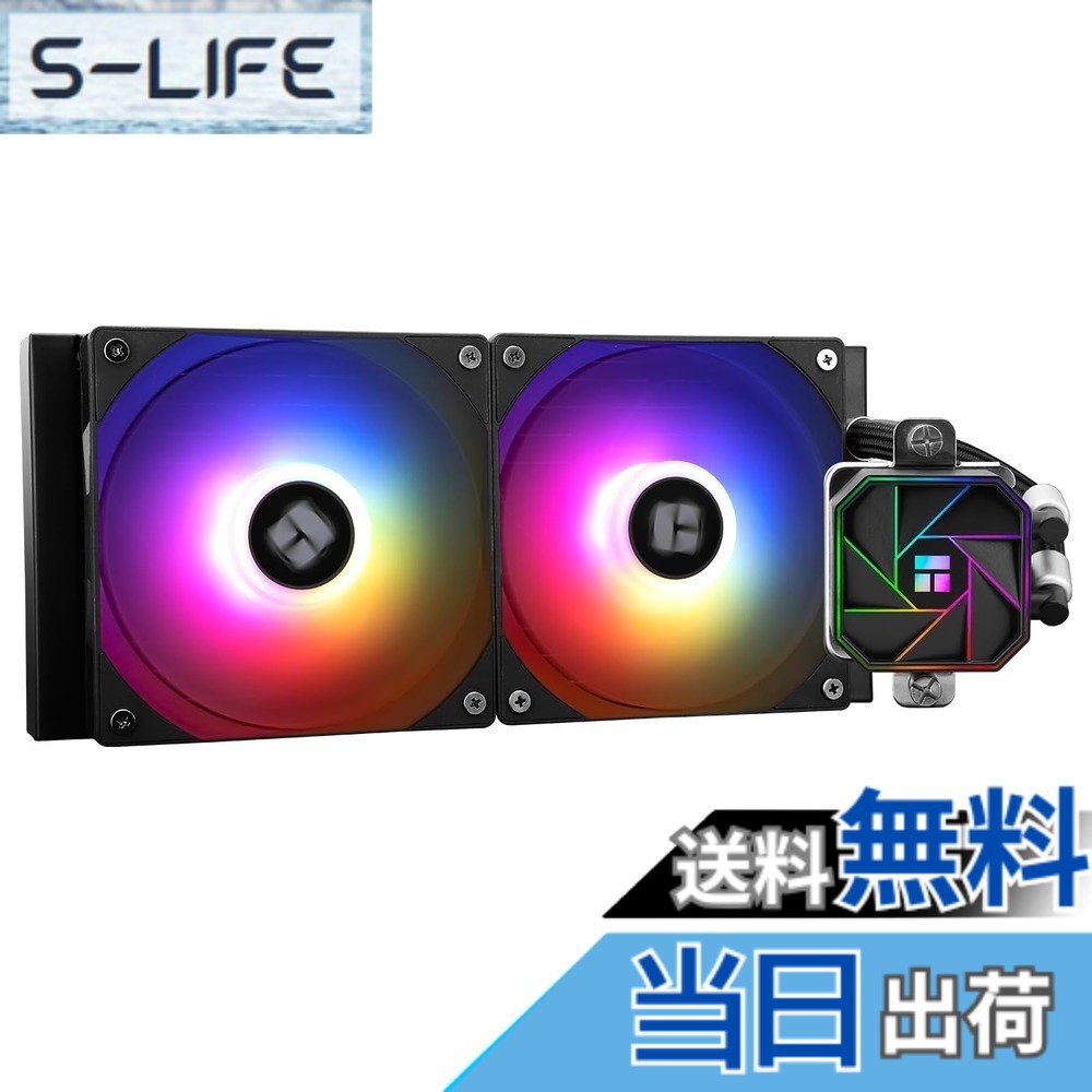 【貨物輸送無料】THERMALRIGHT AQUA ELITE 240 V3 Aio 中央処理装置空調設備、240液冷列、ARGB PWM空調設備愛読者、Intel LGA1150/1151/1155/1156/1200/2011/1700、AMD:AM4/AM5用、マイコン空調設備 Aio