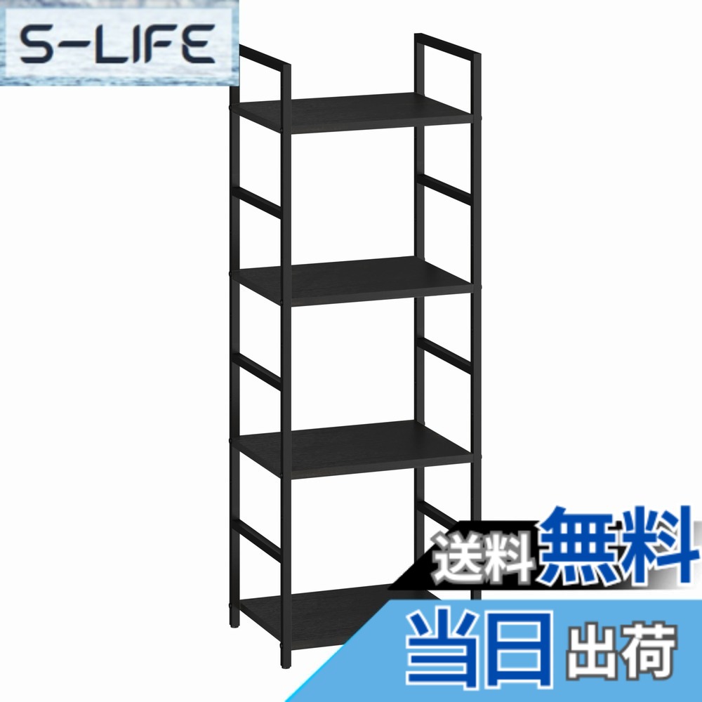 【貨物輸送無料】XINYF 棚 仕合わせ 今めかしい 棚 か細い 棚 仕合わせ 棚 か細い シェルフ 仕合わせ 今めかしい オープンシェルフ 開けはなし仕合わせ 書物棚 か細い (黒いこと, 幅40x奥ふかさ30x高さ112珊)
