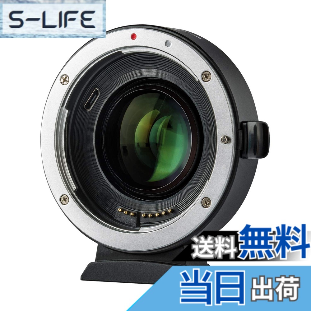 【貨物輸送無料】Viltrox EF/EF-Sレンズマウントアダプター 色：黒いこと、大いさ：EF-EOS M2
