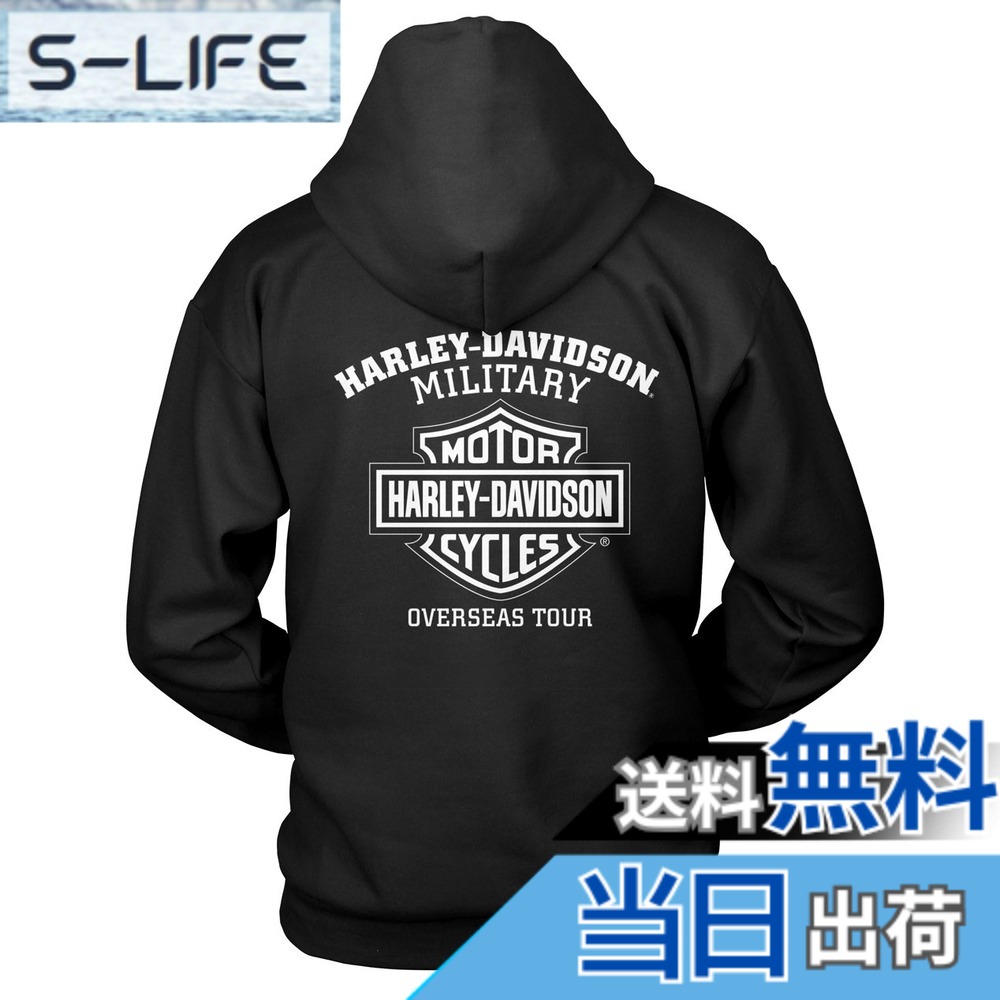 【貨物輸送無料】Harley-Davidson SWEATER メンズ 色：黒いこと、大きさ：S